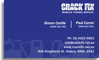 Crack Fix Business Card