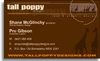 Tall Poppy Business Card