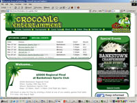 Crocodile Entertainment Website