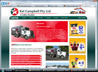 Kel Campbell Fuel Haulage Website